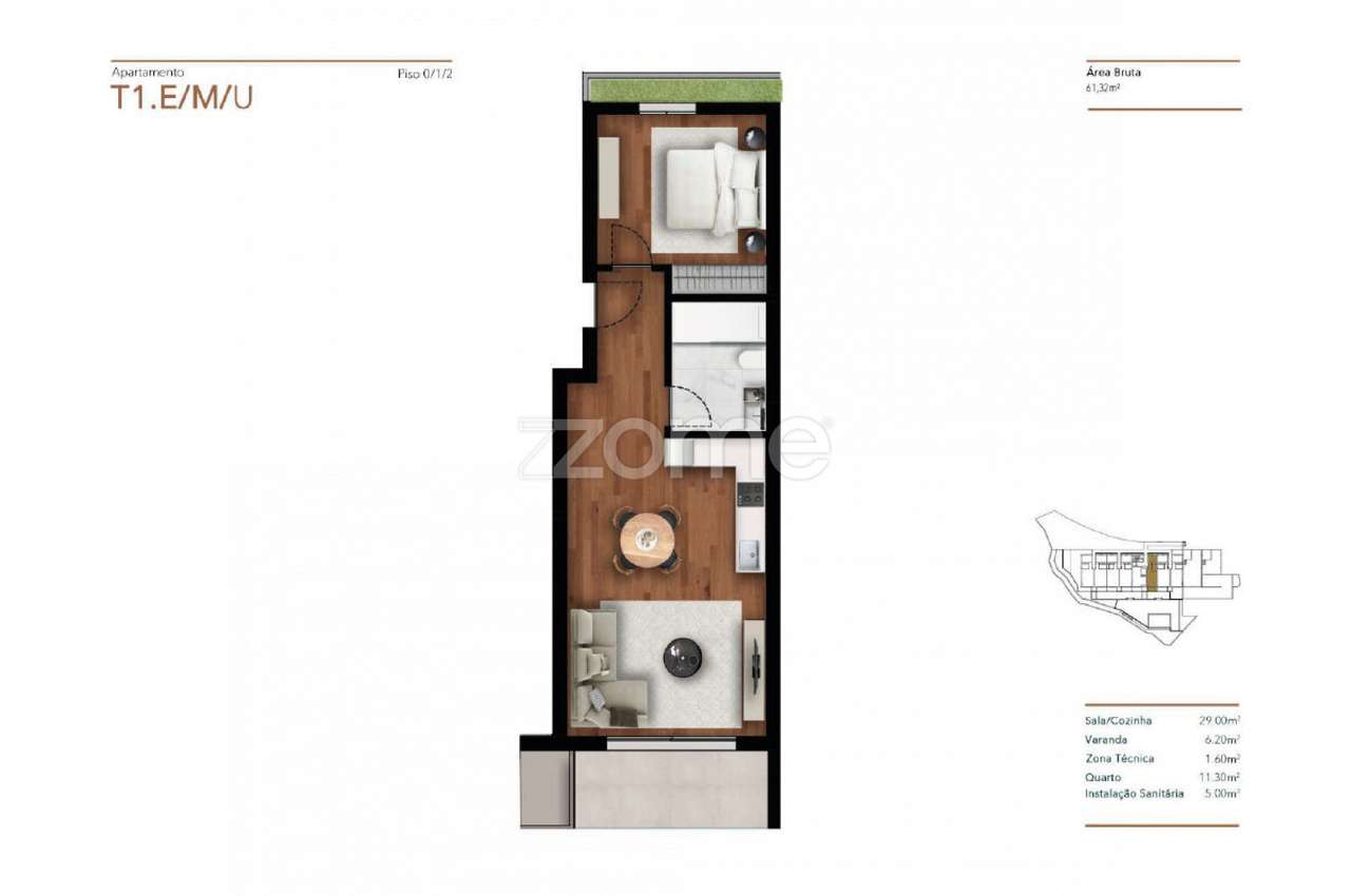 Apartamento T1 K, Santa Luzia, Funchal-34