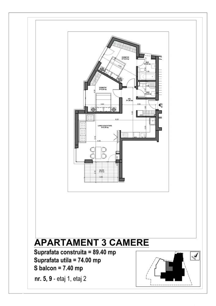 Apartament 3 camere | Mosilor Boutique II | Eminescu | Mosilor | Obor-13