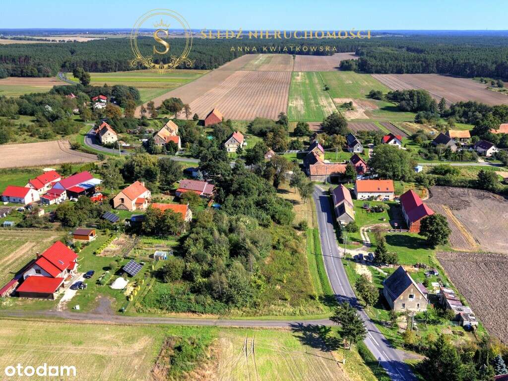 * Działka Budowlana z parkiem * 10 min od miasta *-3