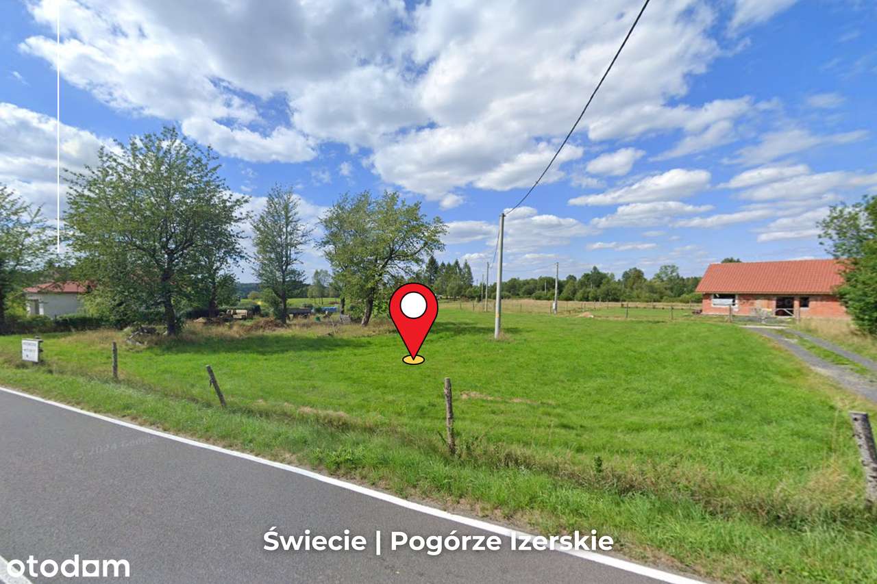 Działka 1830 m² w Świeciu – miejsce na dom z widokiem na Góry Izerskie-5