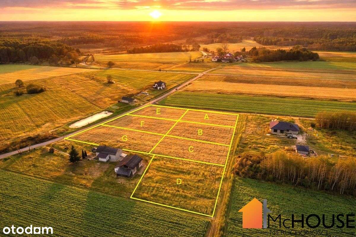 Podborek - 13,4 ar, Ustawna, media, asfalt, Las-0