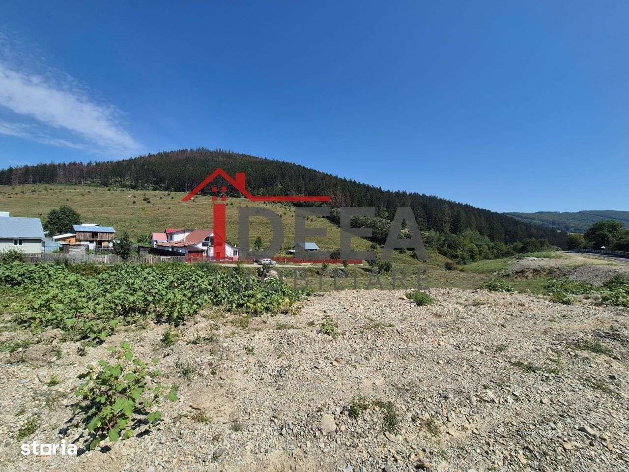 Teren intravilan 1242 mp, situat la asfalt in com Garcina, jud Neamt﻿ - Imagine principală: 2/5