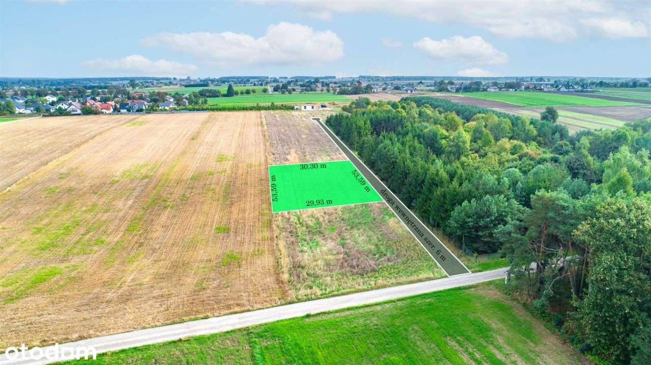 Działka 16 ar, blisko centrum, obok zagajnika - Pełny obrazek: 2/4