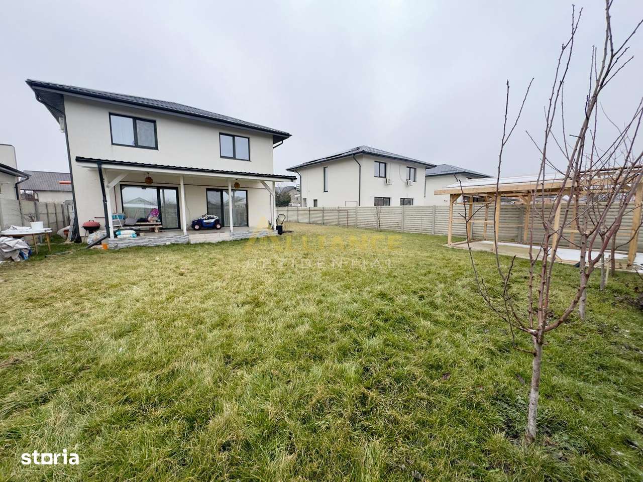 Casa 4 camere Berceni, semimobilata, teren generos 520 mp-3