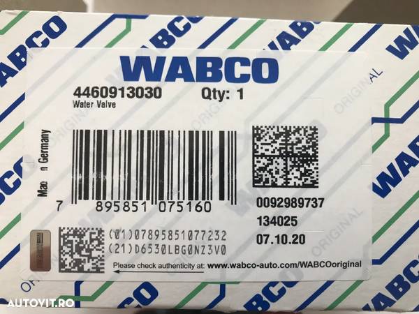 WABCO Supapă control apă - 4