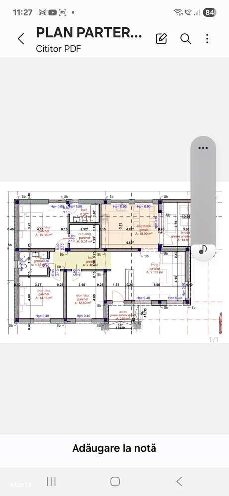 Casa la rosu pe un singur nivel - Imagine principală: 5/6