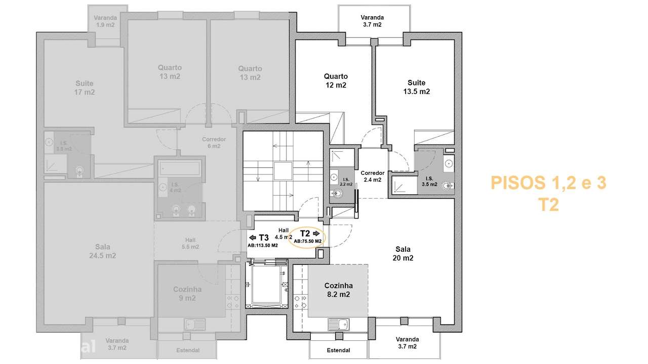 Apartamento T2, Zona Norte, Coimbra-13
