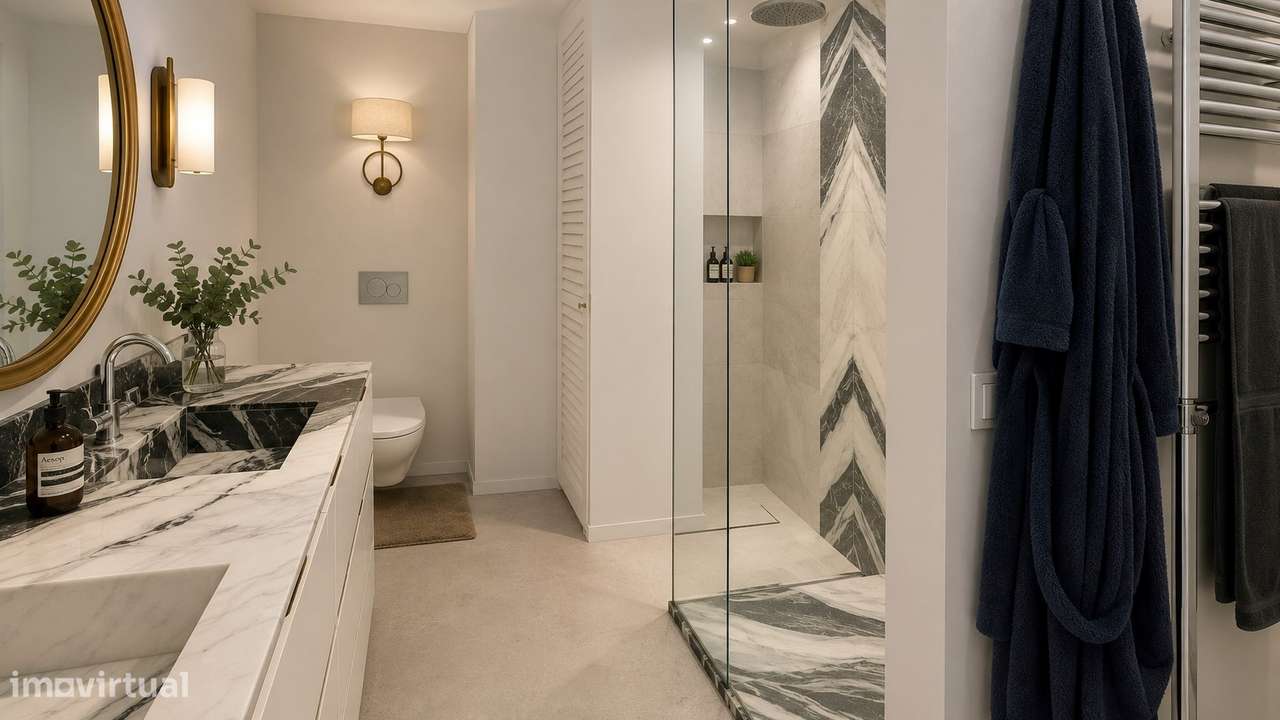 Apartamento T4 Duplex com terraço e 3 lugares de garagem-13