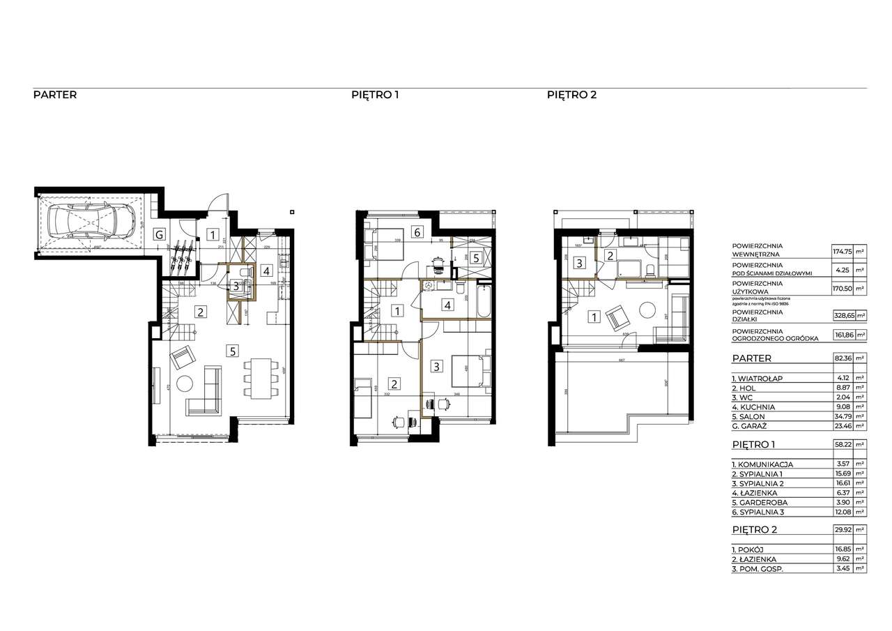PRESTIŻOWA INWESTYCJA I WILANÓW I do 170 m2 do 176 I DUŻE OGRODY I-5
