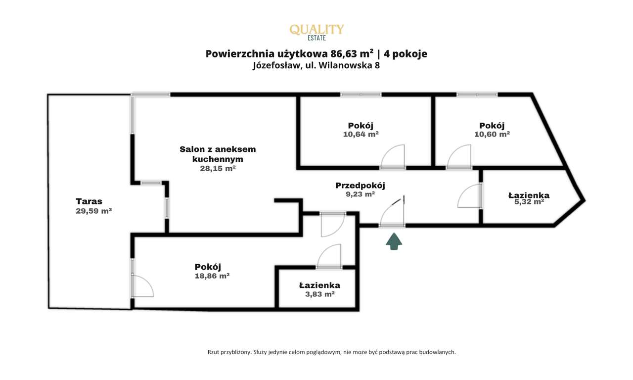 Taras 29,5 m² | Wysoki standard | Marina Józefosław-13