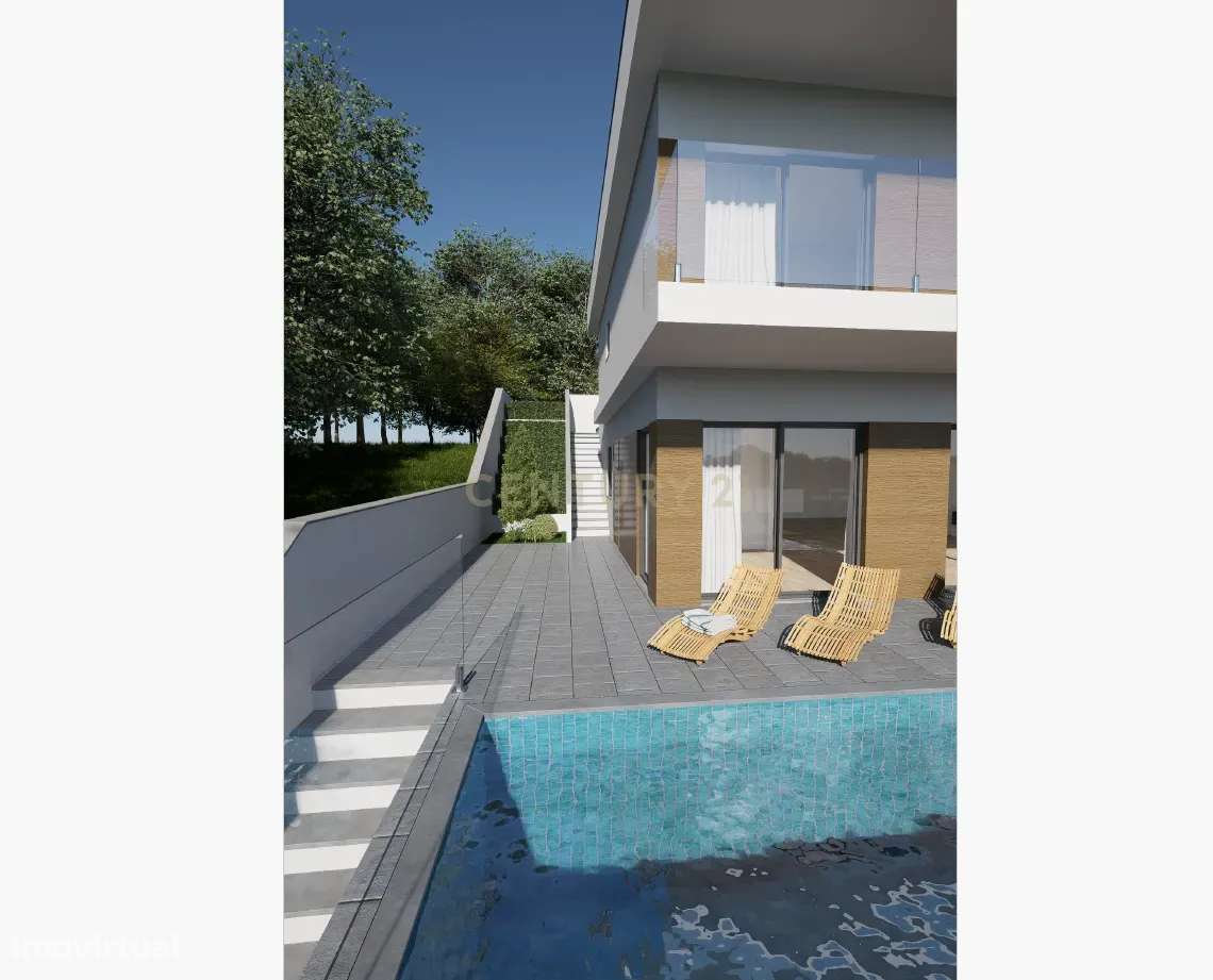 Terreno Urbano com Projeto Aprovado de 2 moradias, em Fernão Ferro, Se - Grande imagem: 4/27