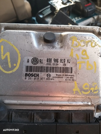 Calculator ECU cod: 038906019HJ pentru Volkswagen Bora 1.9 TDi - 1