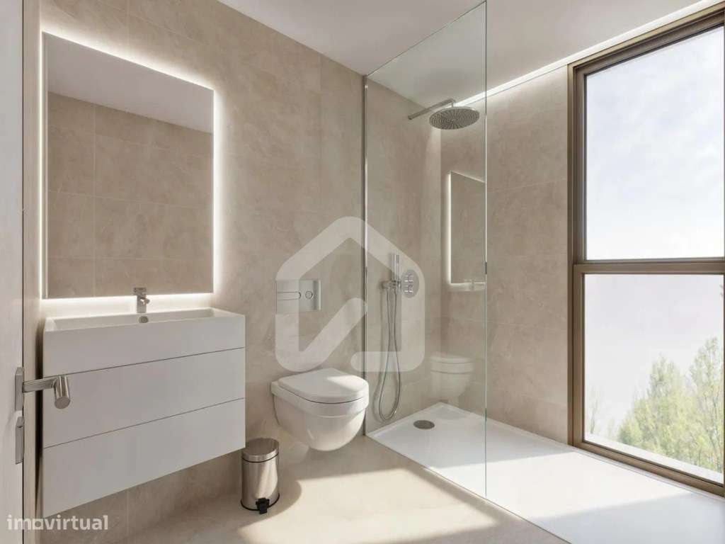 Apartamento T2 com terraço, no Parque Sinçães-5