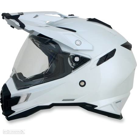 capacete afx fx-41ds adventure pearl white - 1