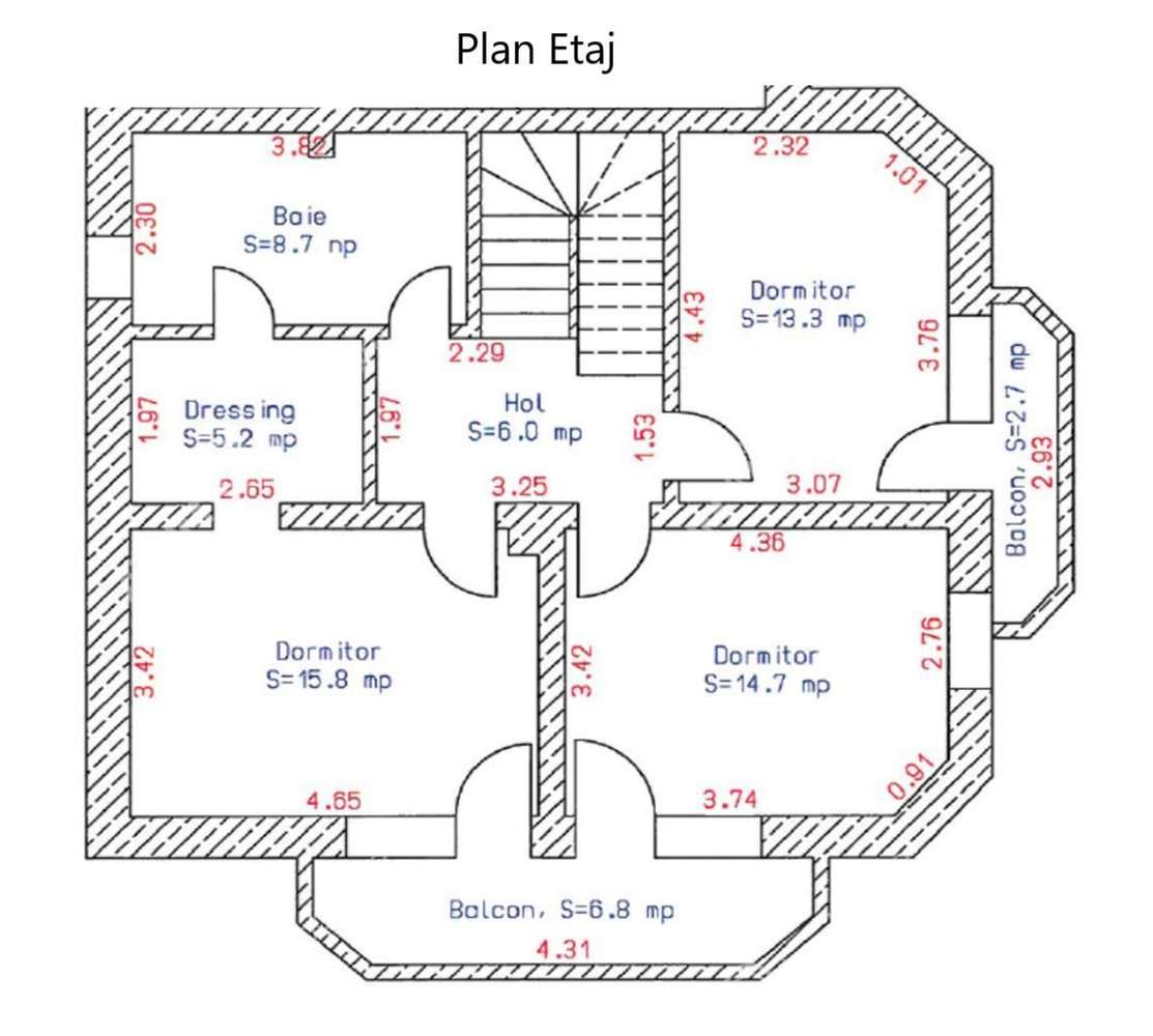 Casa individuala 5 camere 2 bai 290 mp teren zona Ion Ratiu Selimbar-9