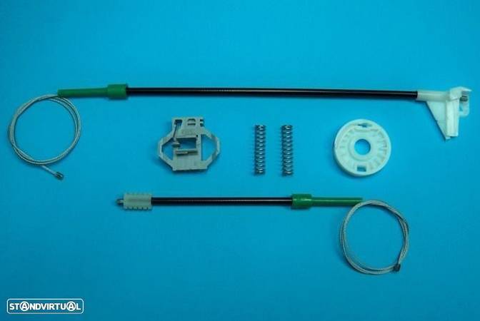 Kit reparação elevador dos vidros skoda octavia trás - 1