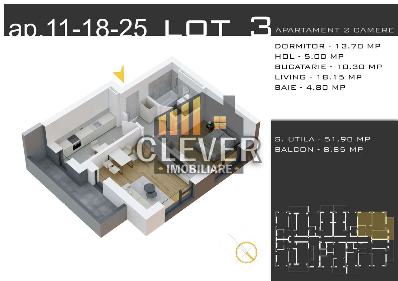 Apartament 2 Camere Decomandat Pallady, Comision 0%, Metrou Teclu