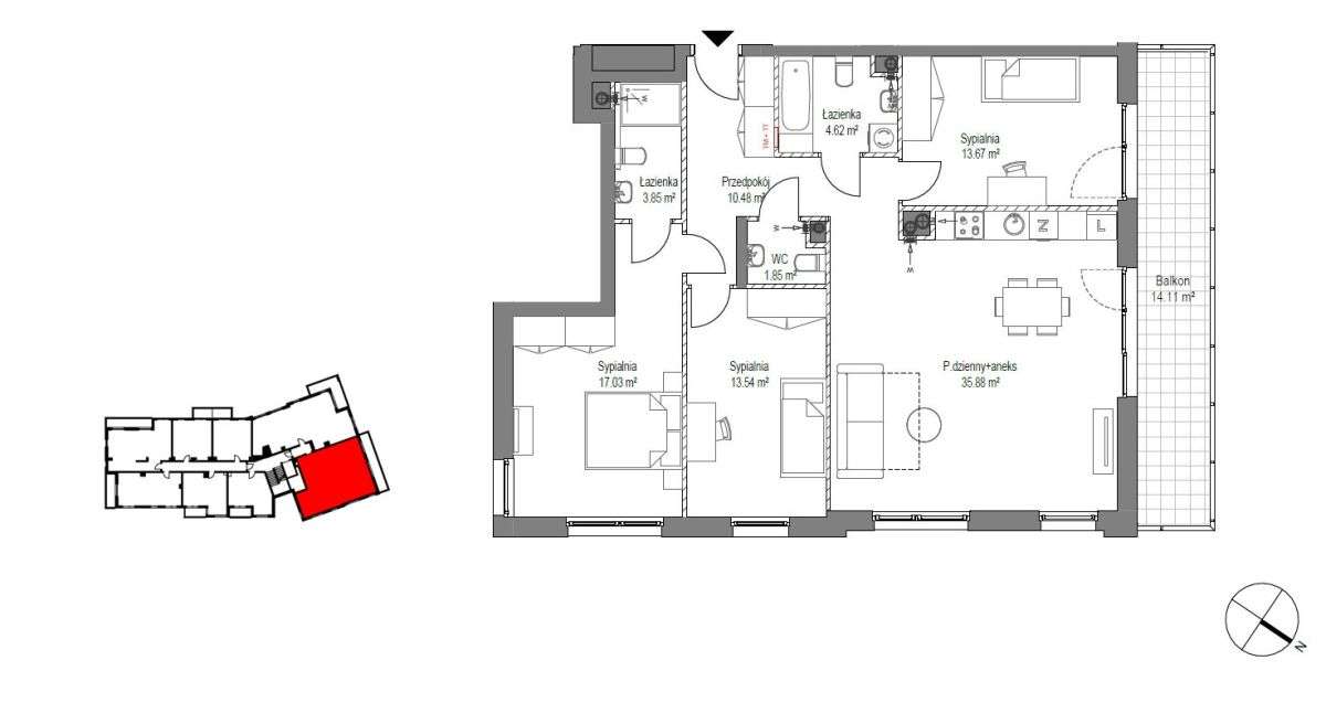 Apartament premium z widokiem na Park, 2km od plaż-7