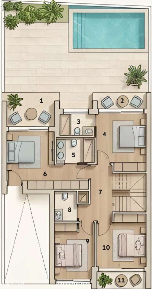 Vende-se moradia com piscina em Olhão | Chave na mão-8