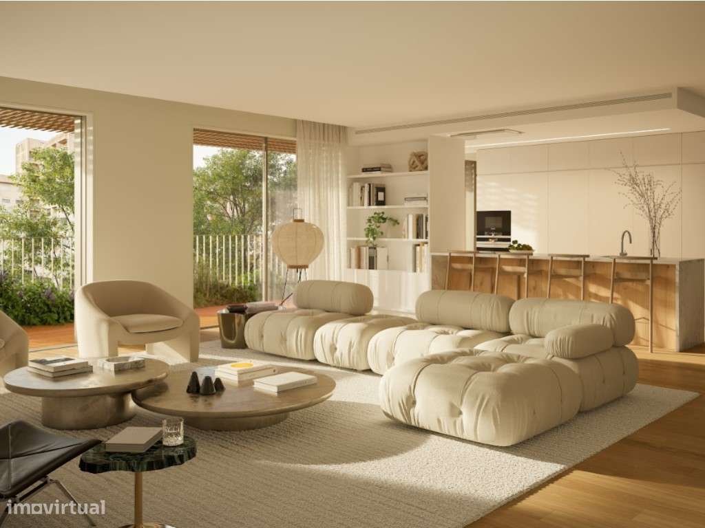 Apartamento T3 com terraço de 89m2 em zona residencial, Boavista, P... - Grande imagem: 1/14