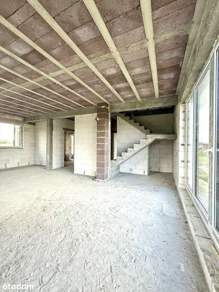 Dom w stanie surowym zamkniętym, 7km od Siedlec - Gołąbek gm. Skórzec-8