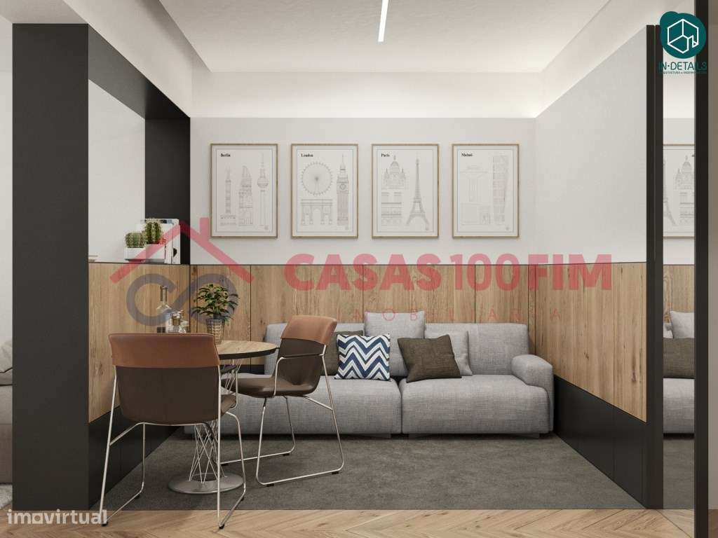 Apartamento T0 c/ acabamentos premium Baixa, Porto - Grande imagem: 4/8