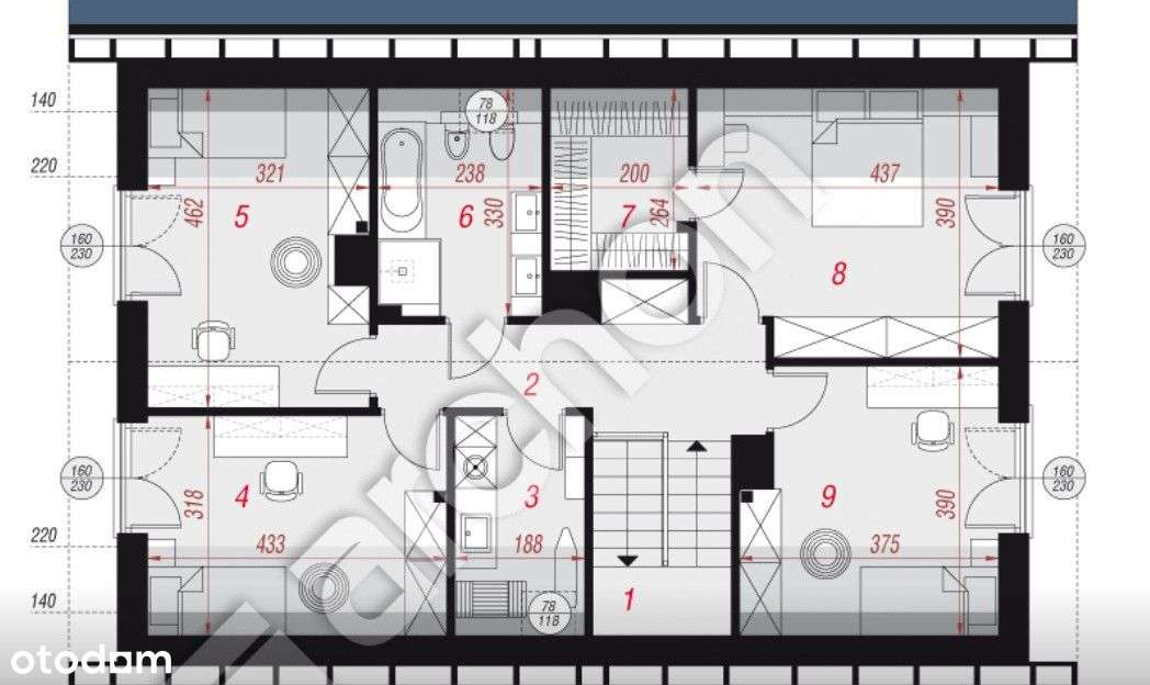 komfortowy, kanalizacja, asfalt , duża działka-4