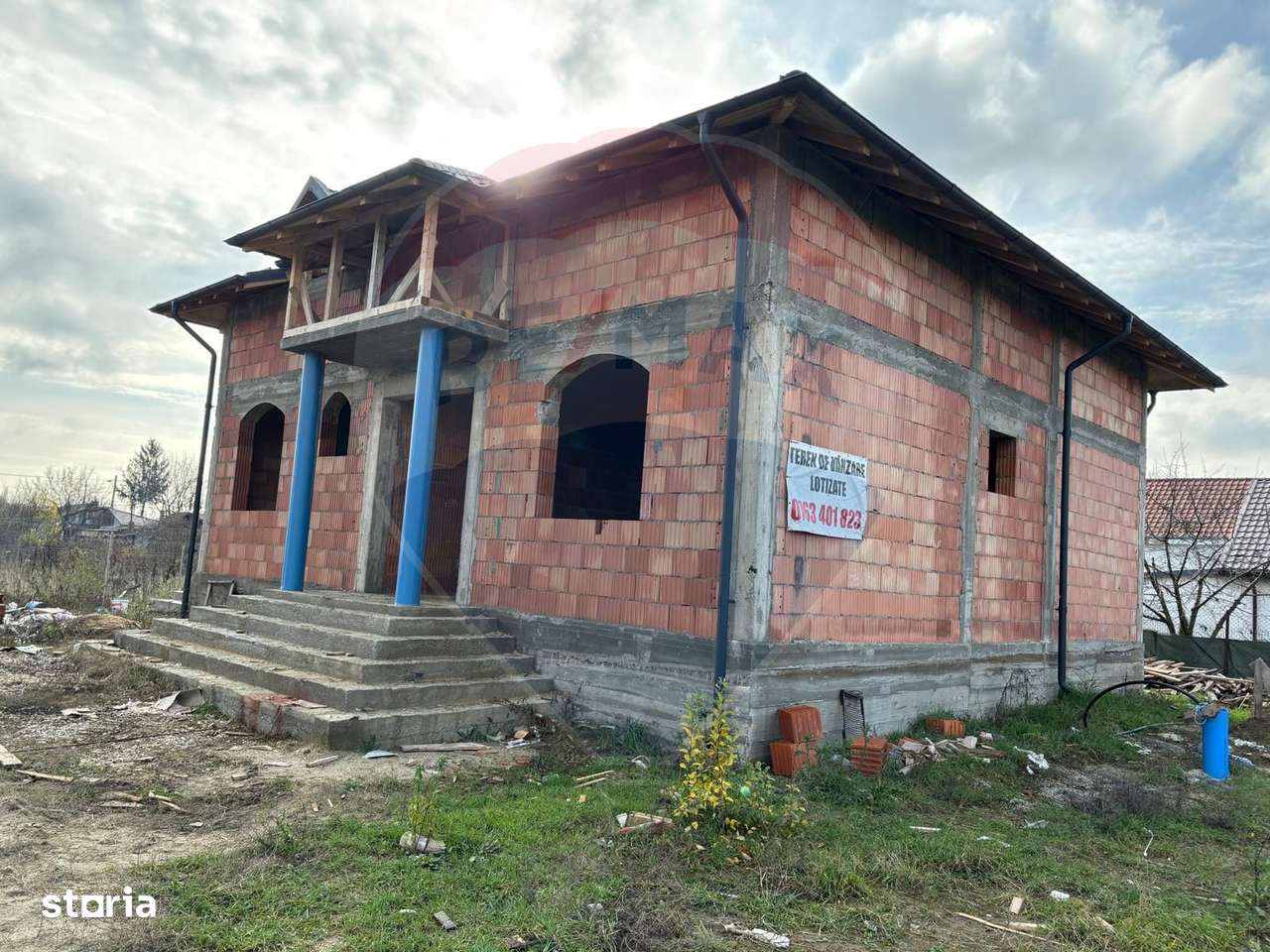 Vilă 190 mp utili, Buftea, teren 314 mp, la roșu sau la gata-4