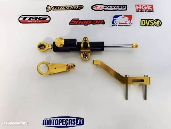 Amortecedor de direção honda cbr 954 / 929 kit completo novo 900 rr - 1