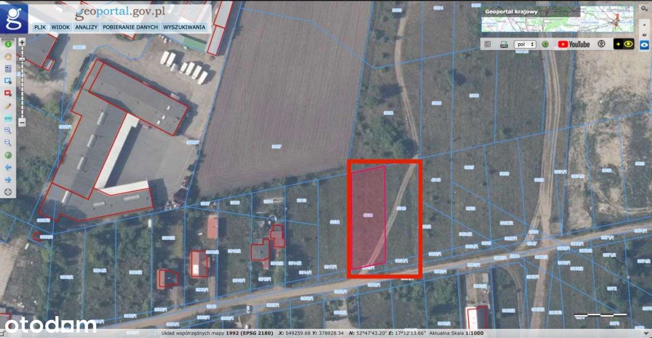 Działka budowlana 5540, MPZP, spokojna okolica-9