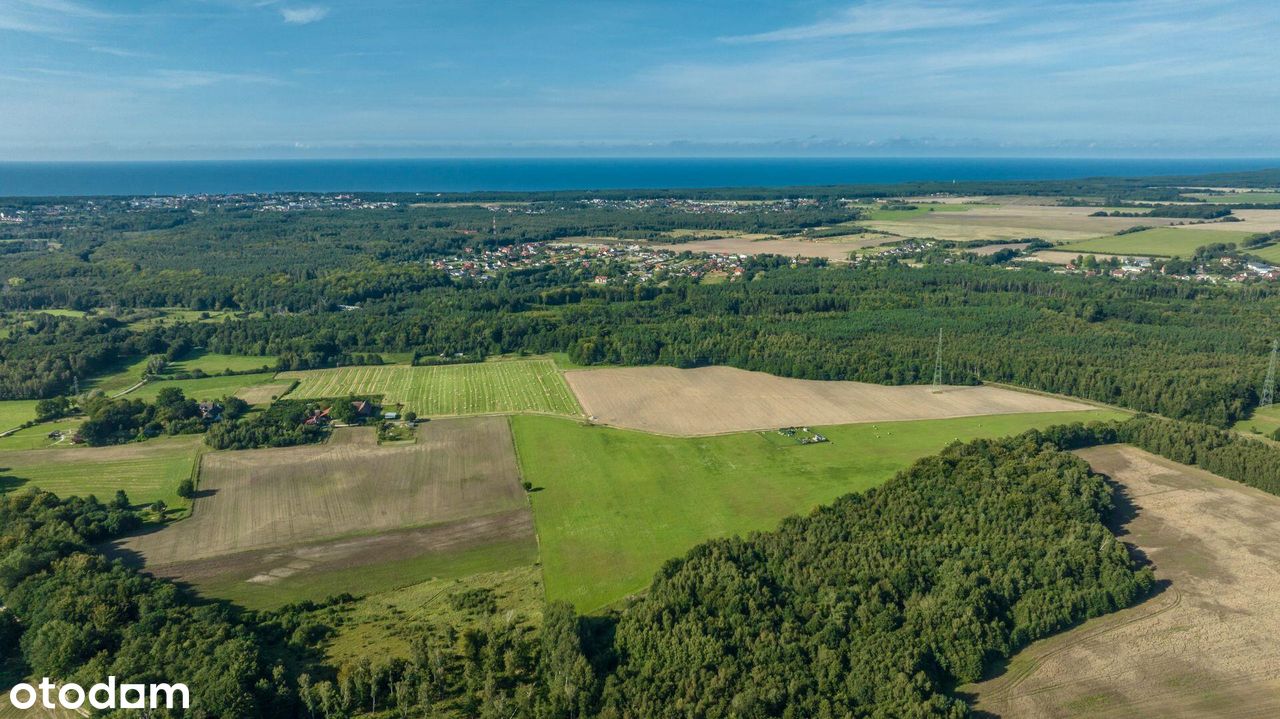 Działka blisko morza i lasu, niedaleko Ustki