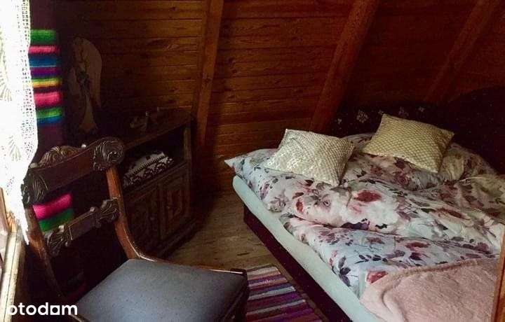 Dom drewniany letniskowy przy lesie Działka 955m-15