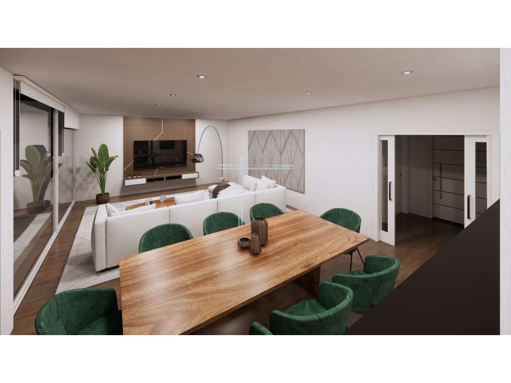 Moradia isolada T4, arquitetura contemporânea com garagem e piscina... - Grande imagem: 4/13