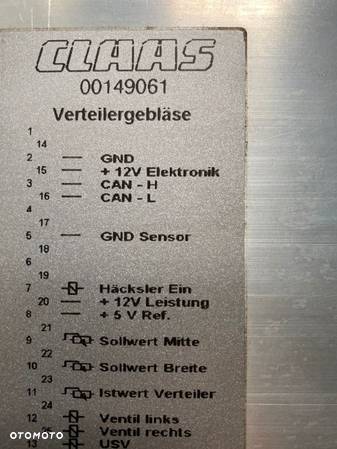 Claas Lexion VERTEILERGEBLÄSE  00149061 - 1