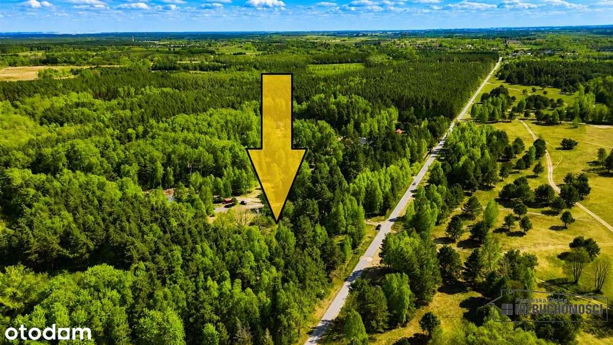 Cisza, las i jezioro – działka budowlana-7
