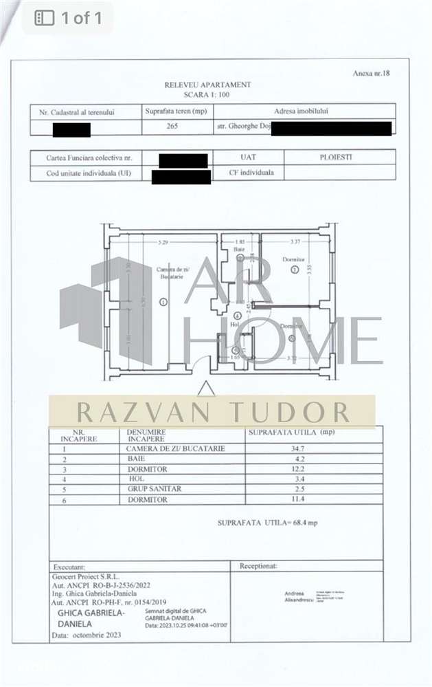 Apartament 3 camere , Gh.Doja , Ploiesti , mobilat complet - Imagine principală: 1/13