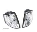 PISCAS FRONTAIS PARA MERCEDES W202 C-KLASA 93-00 CHROME CROMADO - 5