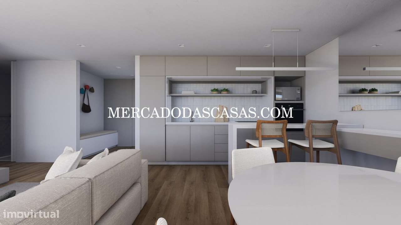 Apartamento T3 em SÃO FELIX DA MARINHA - Grande imagem: 4/5
