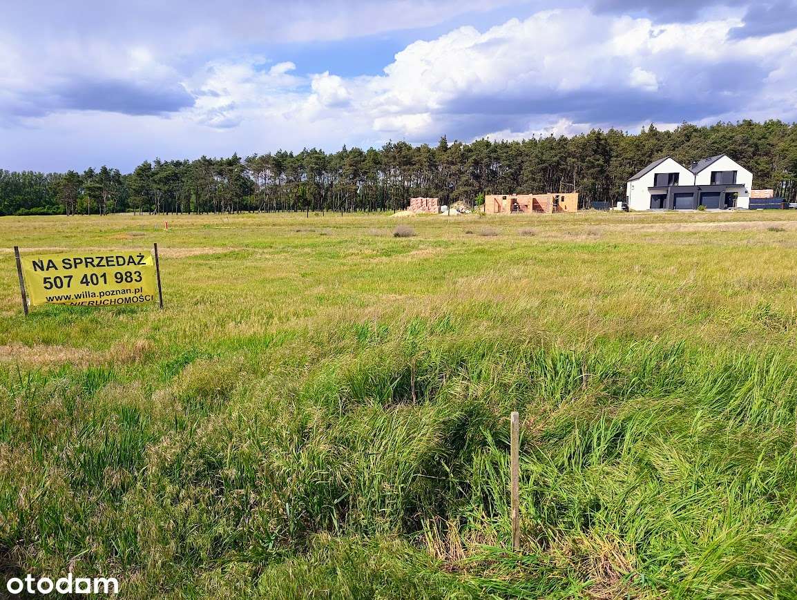Głuchowo gmina Czempiń działka z warunkami zabudowy-6