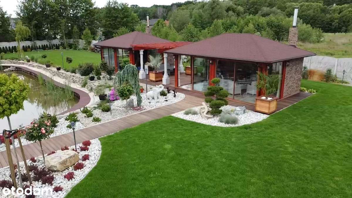 Wilkszyn,gm.Miękinia, ekskluzywna rezydencja z pięknym ogrodem-13