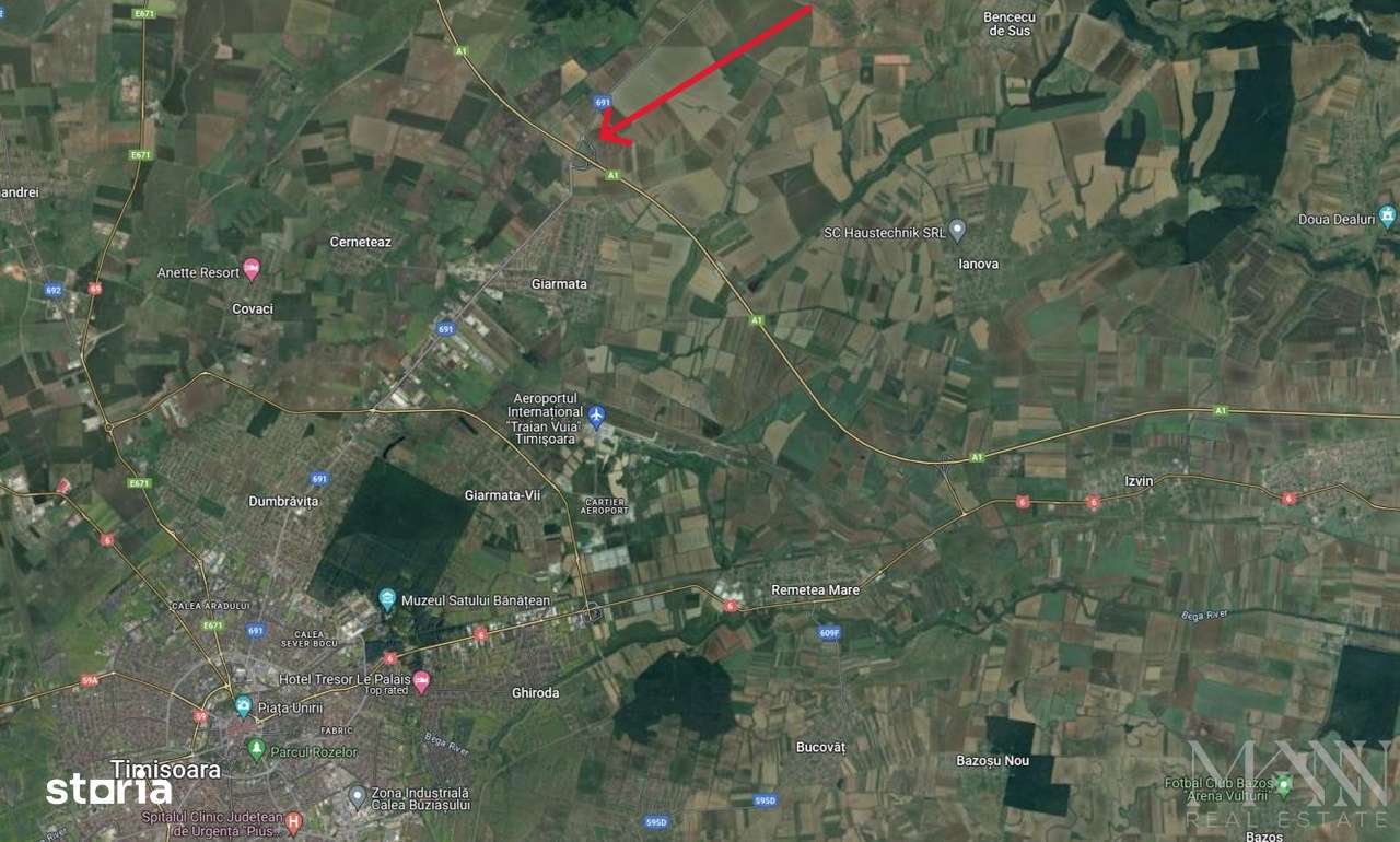 Teren industrial PUZ aprobat | De Vanzare | Giarmata, Timis - Imagine principală: 2/4