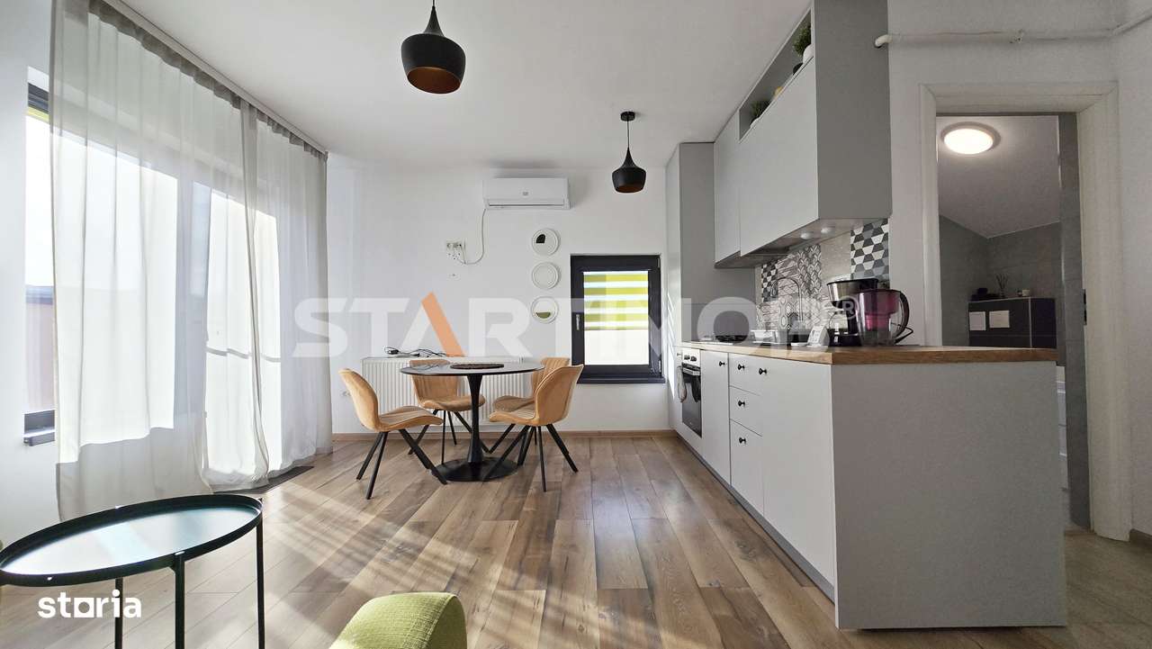 Studio mobilat Coresi cu parcare si terasa 30 mp - Imagine principală: 5/20