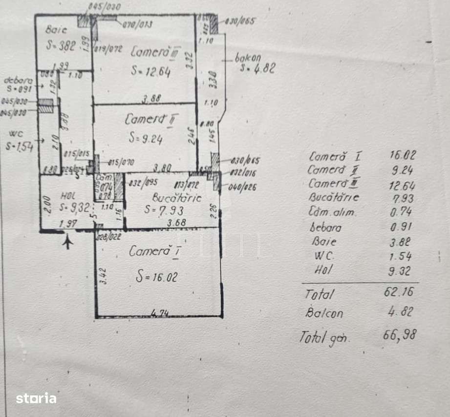 Apartament 3 camere în zona MARASTI CENTRAL-15