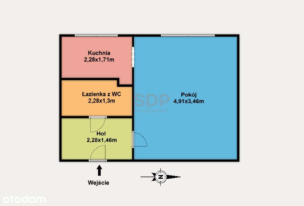 Kawalerka do remontu | Łódź- Górna | 27m2 - Pełny obrazek: 5/5