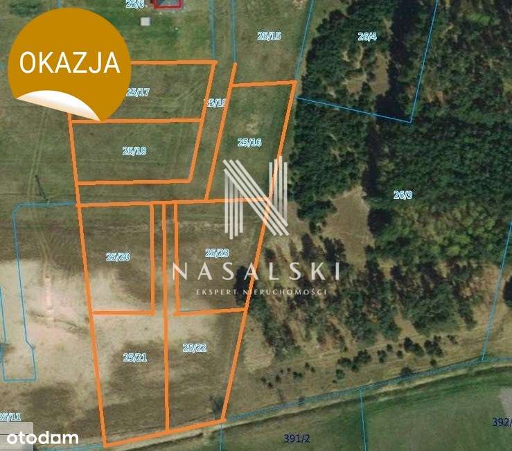 Działka budowlana 1088m2 Nowe Smolno Kobylarnia - Pełny obrazek: 4/4