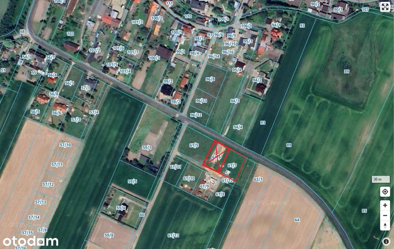 Ogrodzona działka, warunki zabudowy w realizacji Rokitno k.Przytocznej - Pełny obrazek: 5/9