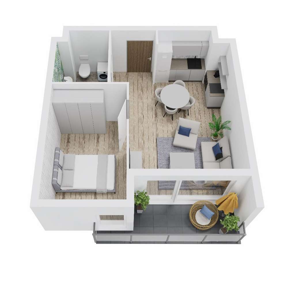 InCity - Apartament 37/U2 - Pełny obrazek: 3/17