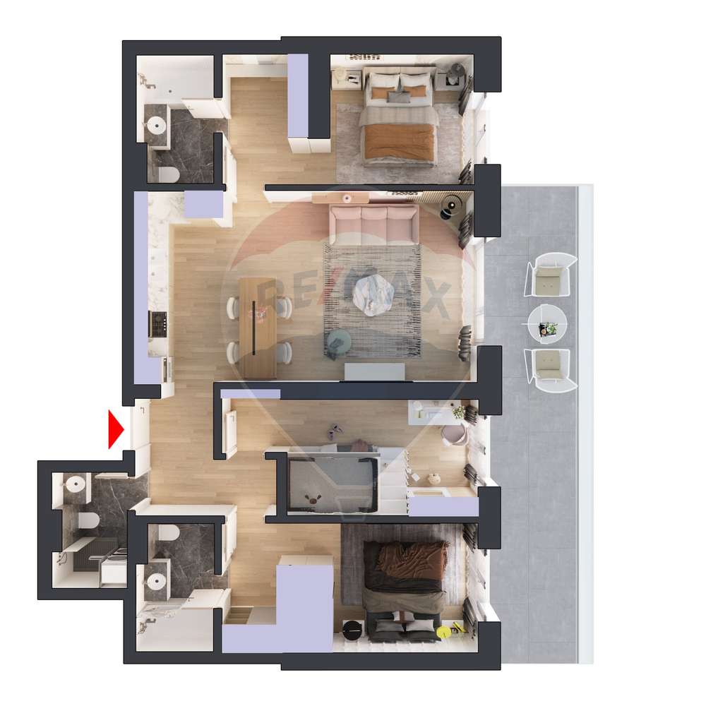 Apartament 4 camere intr-un complex premiu