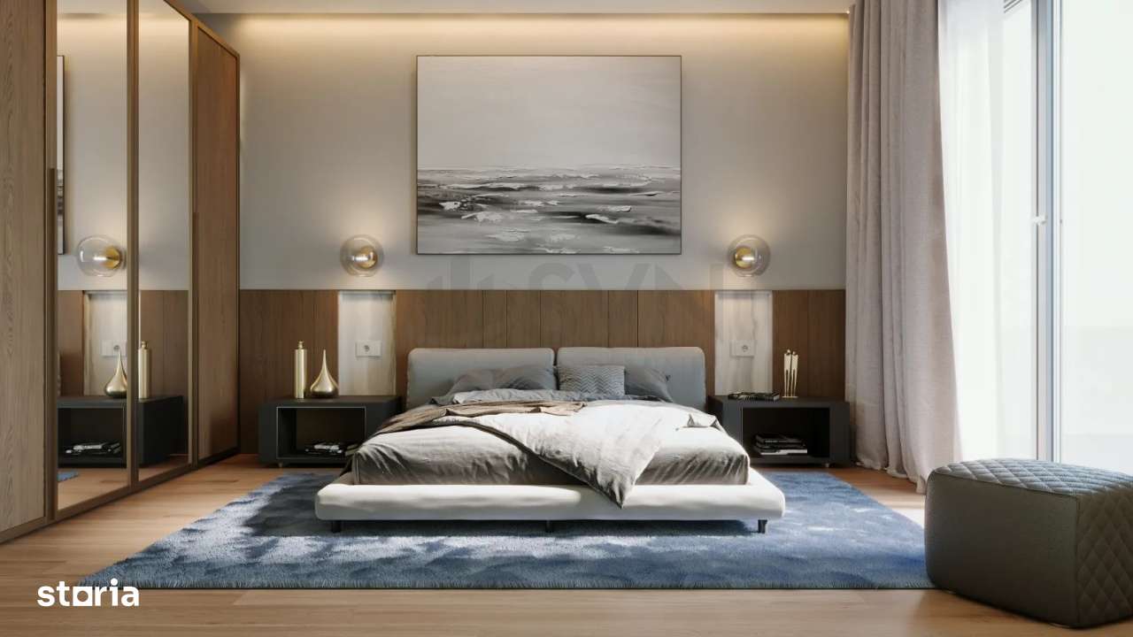 Barbu Vacarescu - Apartament cu 2 camere cu vedere spre lac - Imagine principală: 4/10