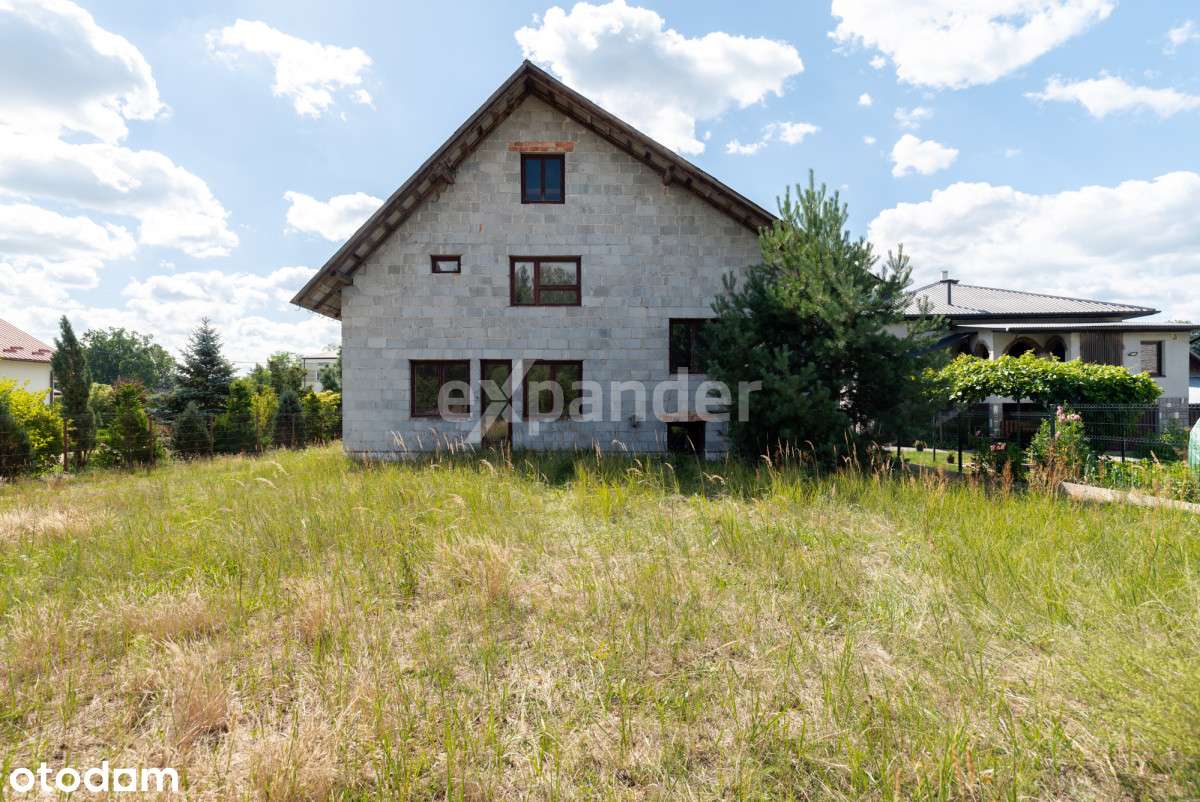Działka z domem w stanie surowym Momoty Dolne. - Pełny obrazek: 5/20